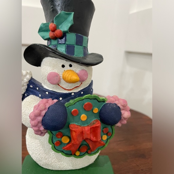 The cutest santa and snowman stocking holders vintage style - Picture 3 of 14